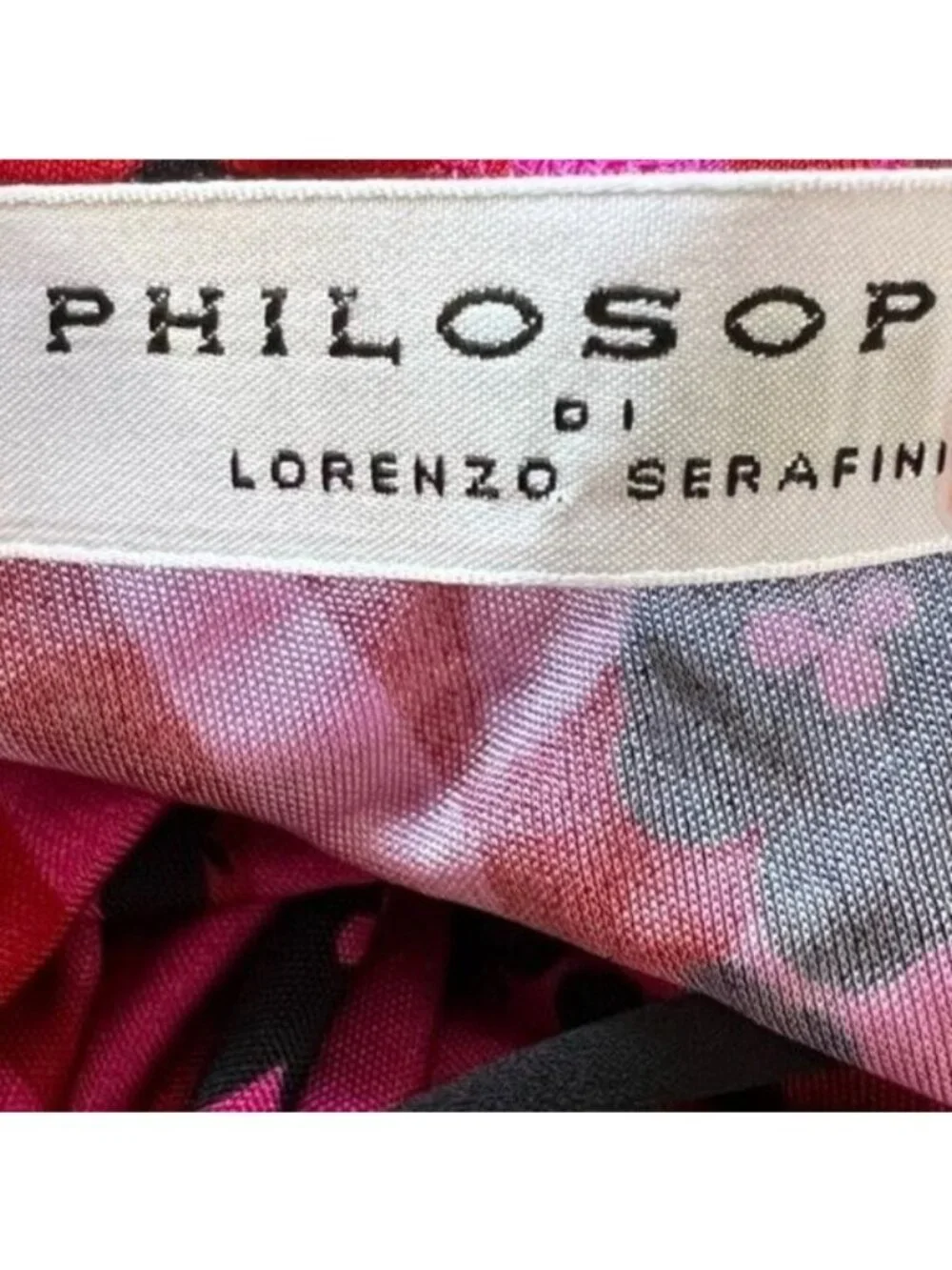 Philosophy di Lorenzo Serafini open back halter dress Psychedelic Maxi Size 2 - Picture 4 of 7